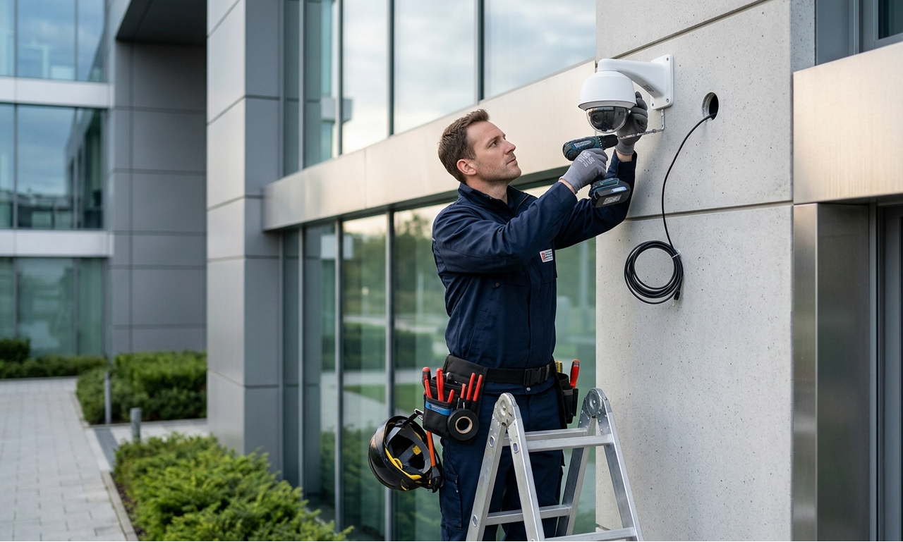 Profesjonalny montaż kamer CCTV