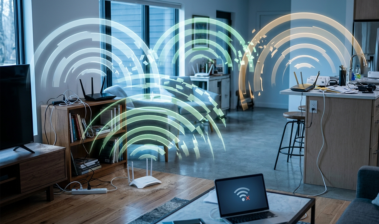 Problem ze słabym zasięgiem WiFi